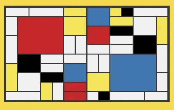 Responsive Mondrian art with CSS grid