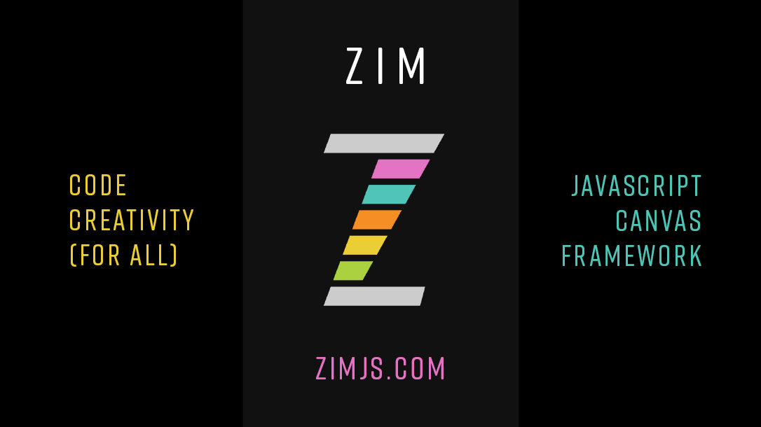 TYPESCRIPT - ZIM JavaScript Canvas Framework - Code Creativity
