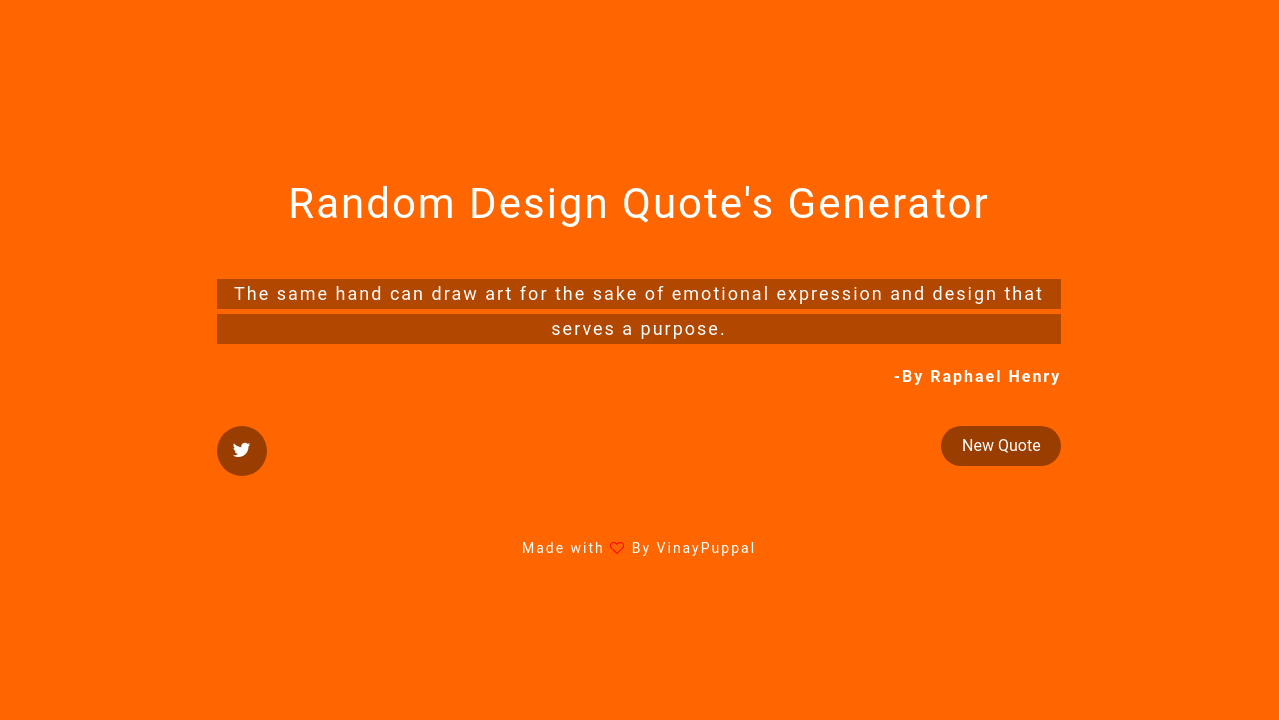Random Quote Generator
