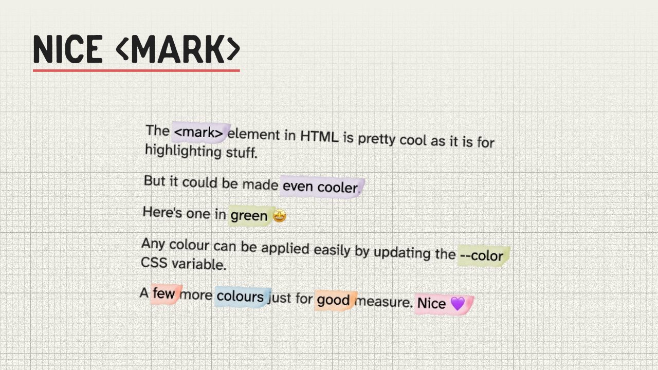 Nice <mark>
