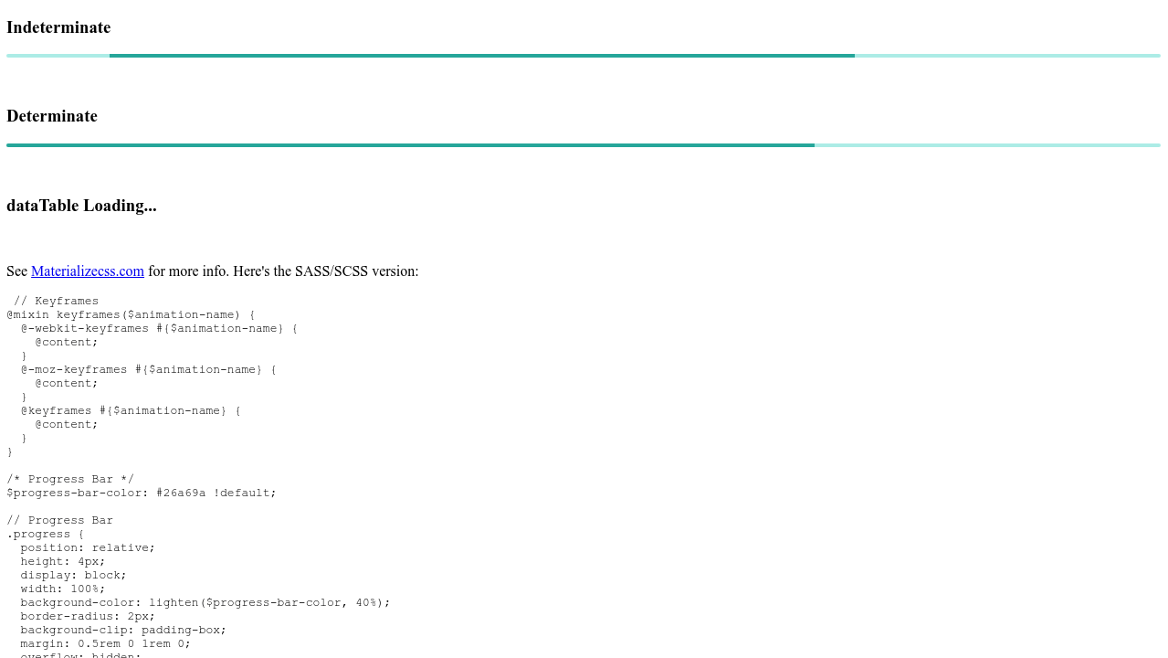 Material Design Progress Bars