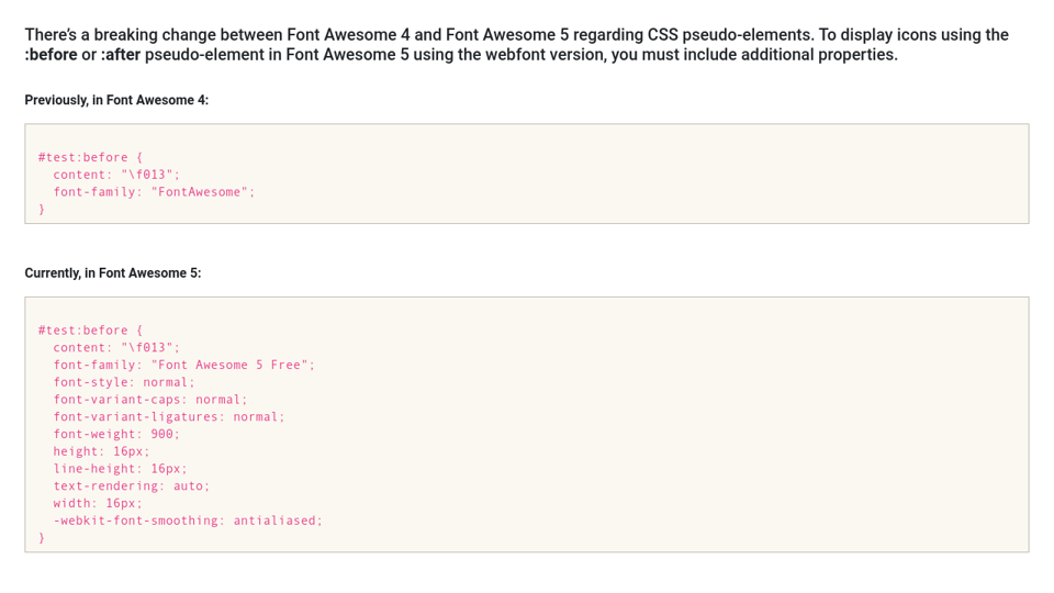 Font Awesome 5 And Css Pseudo Elements Font Awesome 5 And Css Pseudo Elements