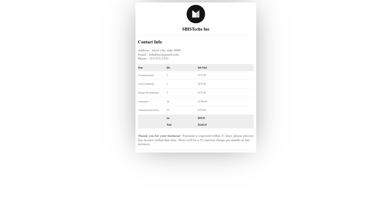 Pos Receipt Template Html Css