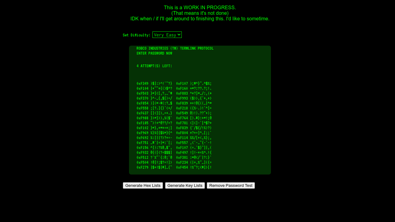 hacking terminal simulator
