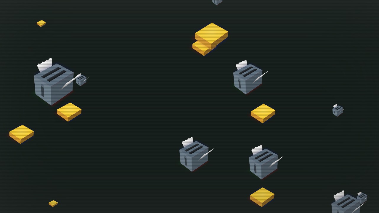 CSS + JS Flying Toasters (No Images)