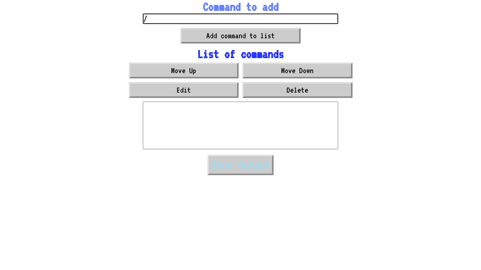 Minecraft Multiple Command Compiler Minecraft Multiple Command Compiler