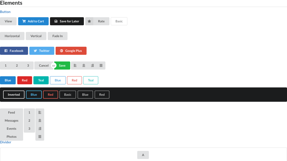 Kitchen Sink - Semantic-UI Next