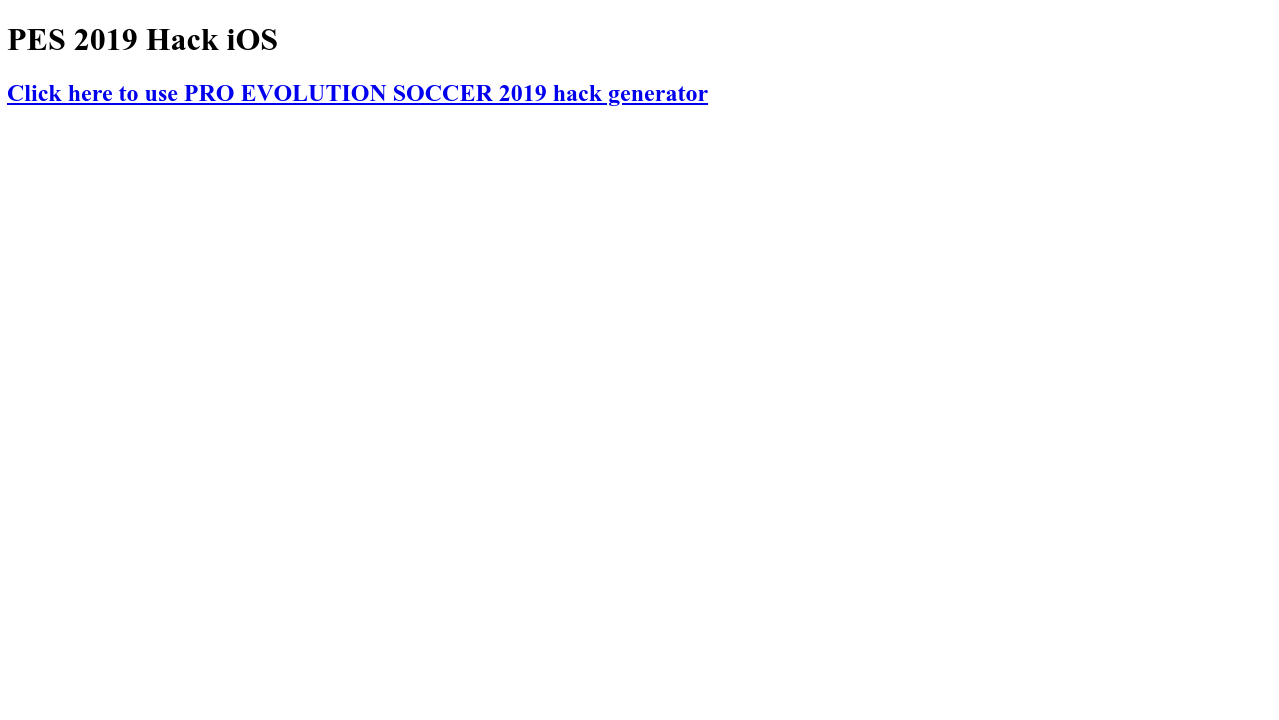 Pes 2019 Hack Ios No Verification