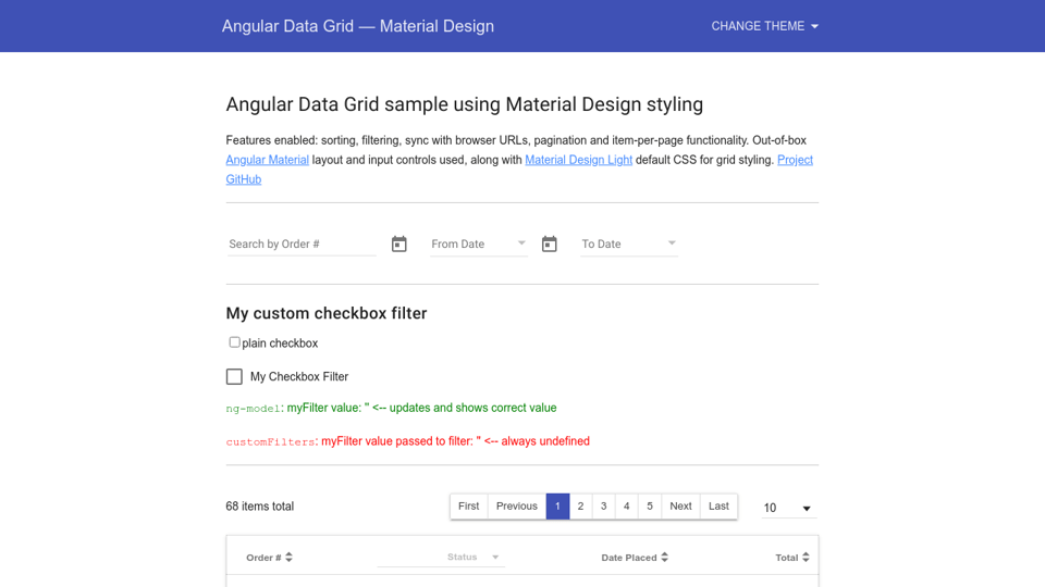 Angular Data Grid Angular Data Grid