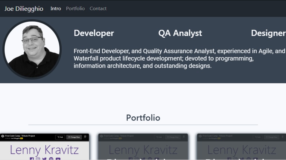 Free Code Camp - Portfolio Project