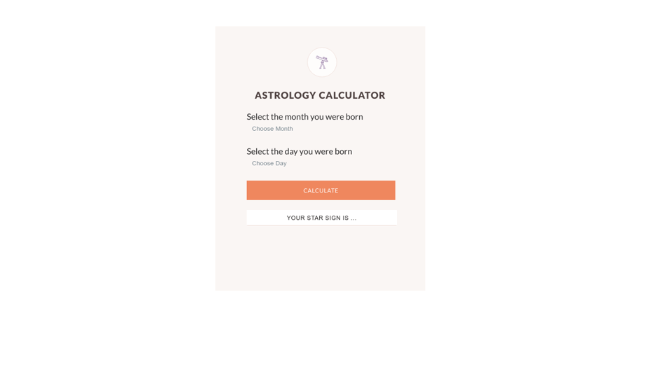 Astrology Calculator