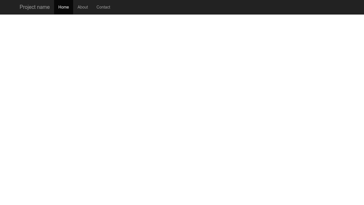 Html Basic Menu