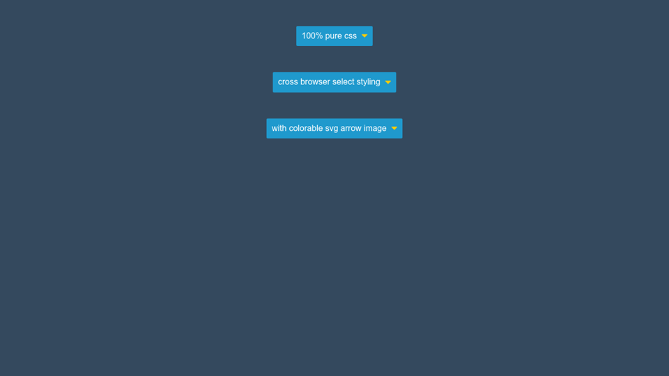Download Pure Css Select With Colorable Svg Arrow