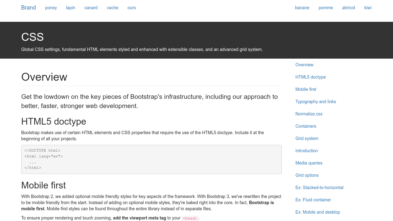 Codepen Boostrap Test