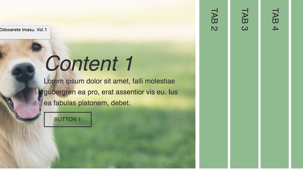 Horizontal Accordion