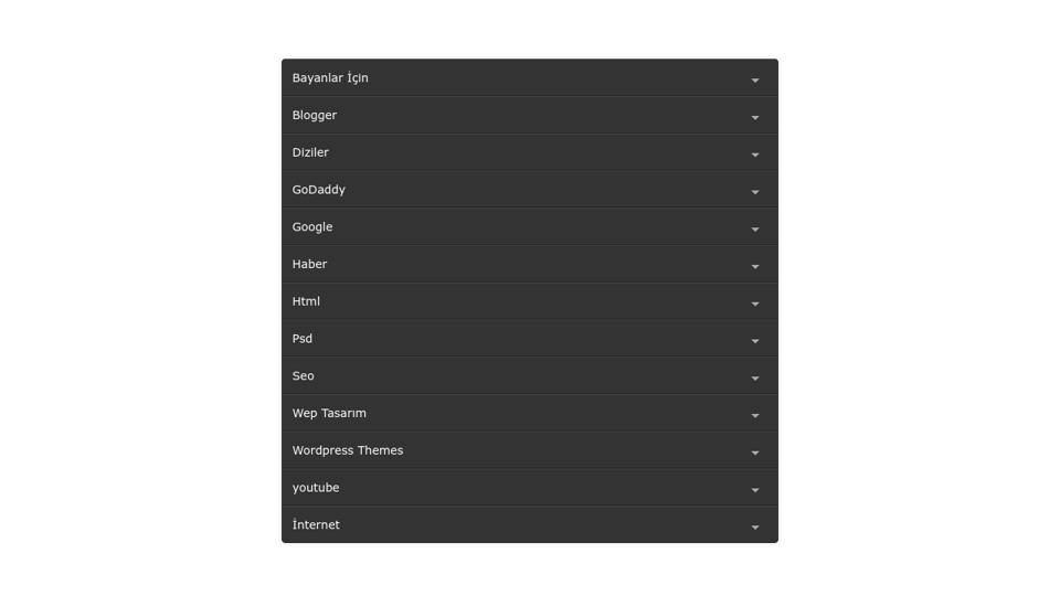 blogger etiketler acilir yapma