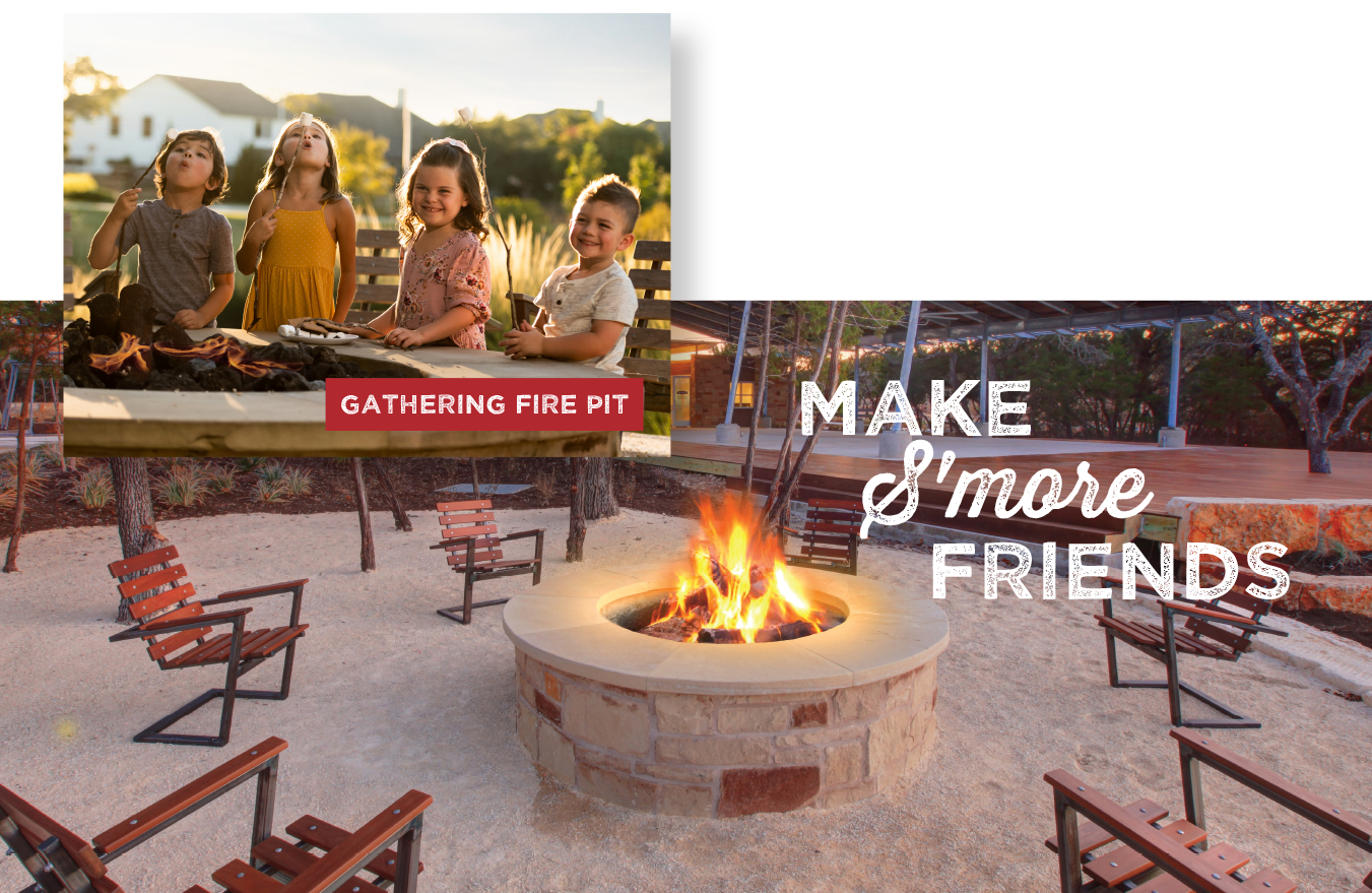 firepit and smores