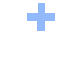icon of hand below medical cross symbol