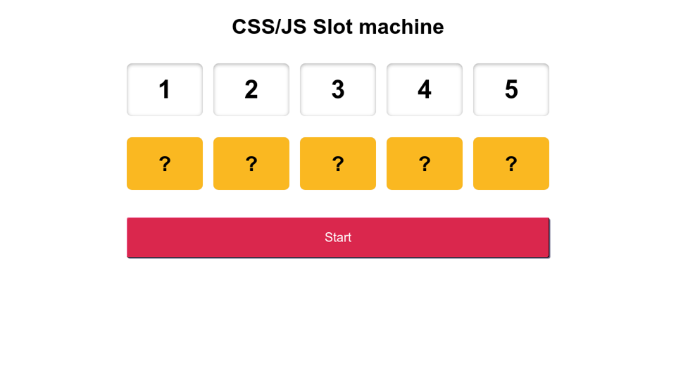 Slot Machine Css Slot Machine Css
