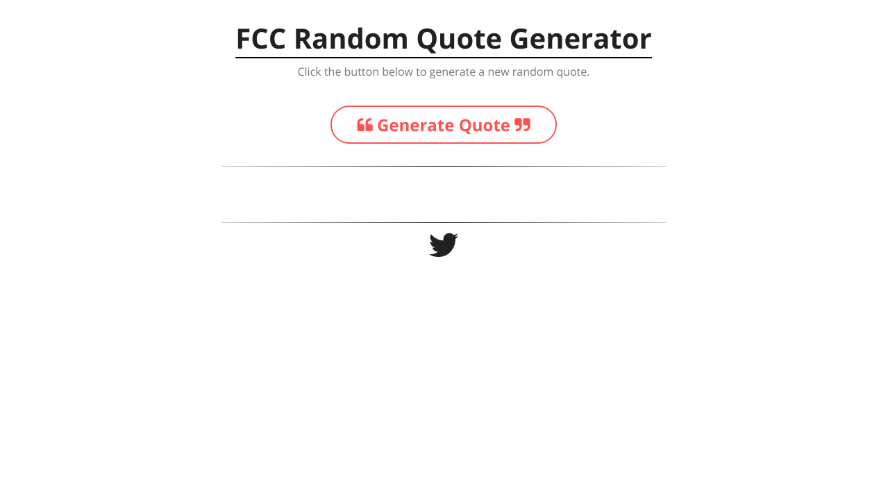 Fcc Random Quote Generator