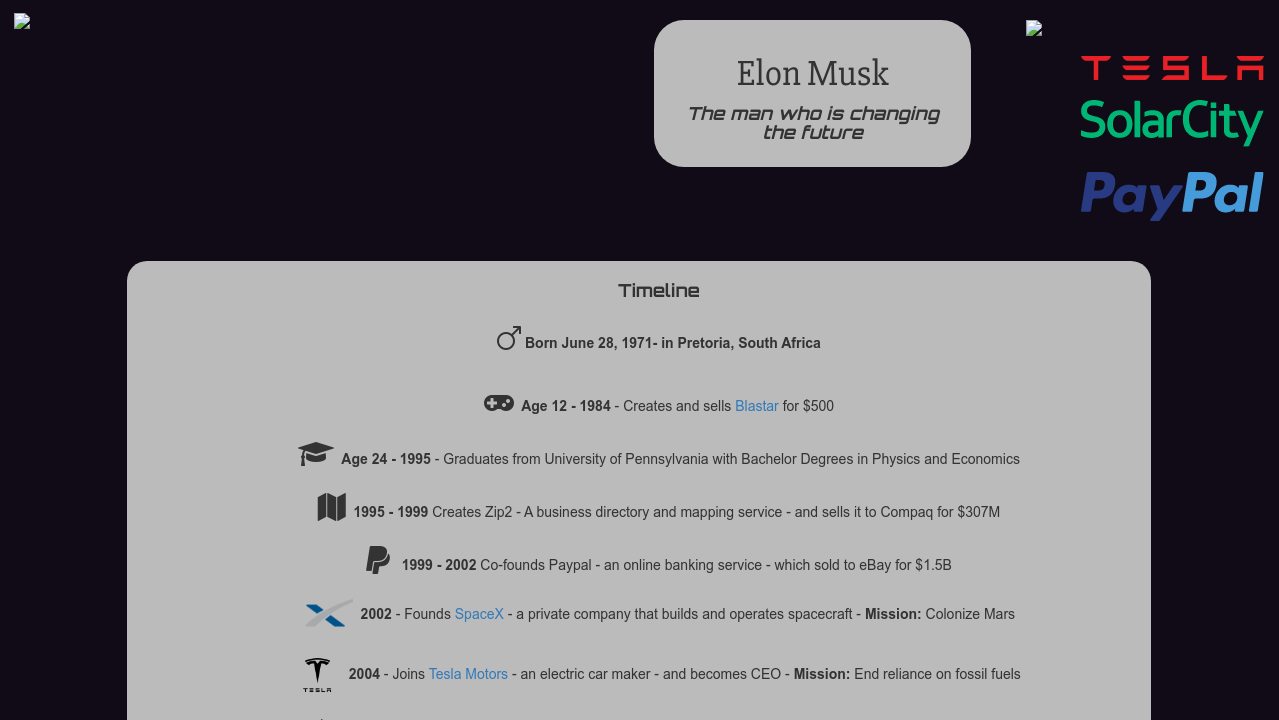 Tribute To Elon Musk