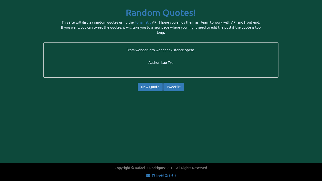 Random Quote Generator