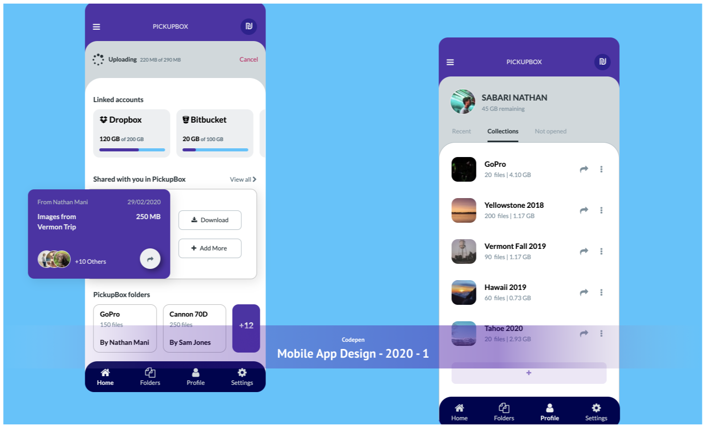 Mobile App Design - 2020 - 1