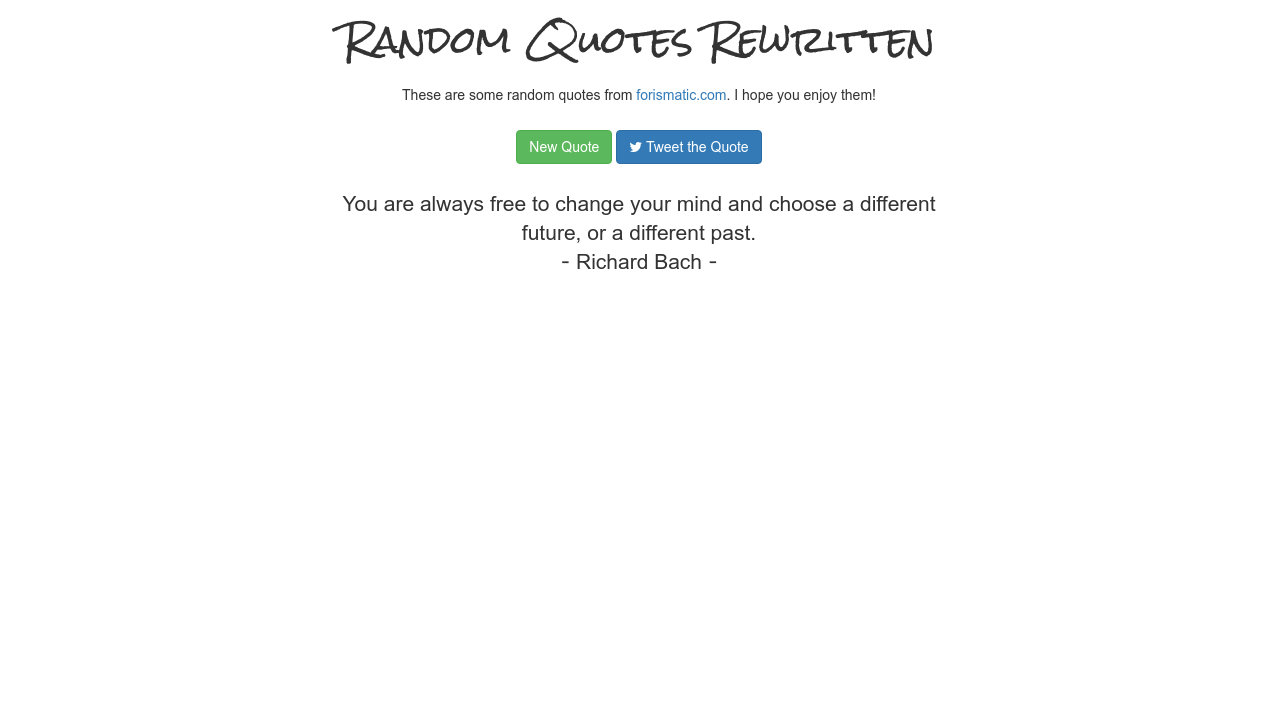 Build A Random Quote Generator Api Integration