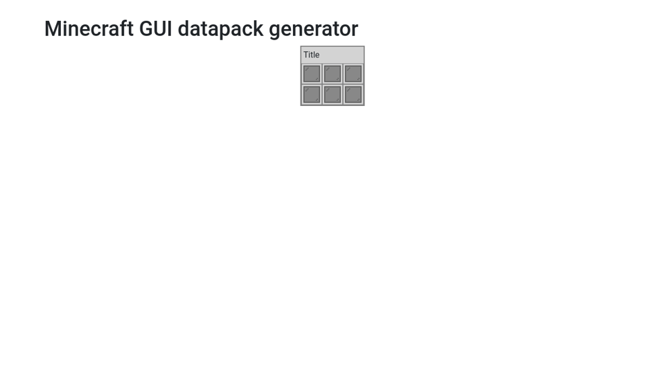 Minecraft Gui Generator Minecraft Gui Generator