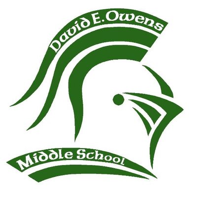 david e. owens middle school logo