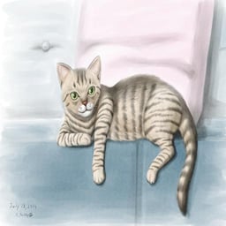 シンプルな4つのスクロールボタン作成例 Chappy Tabby Note