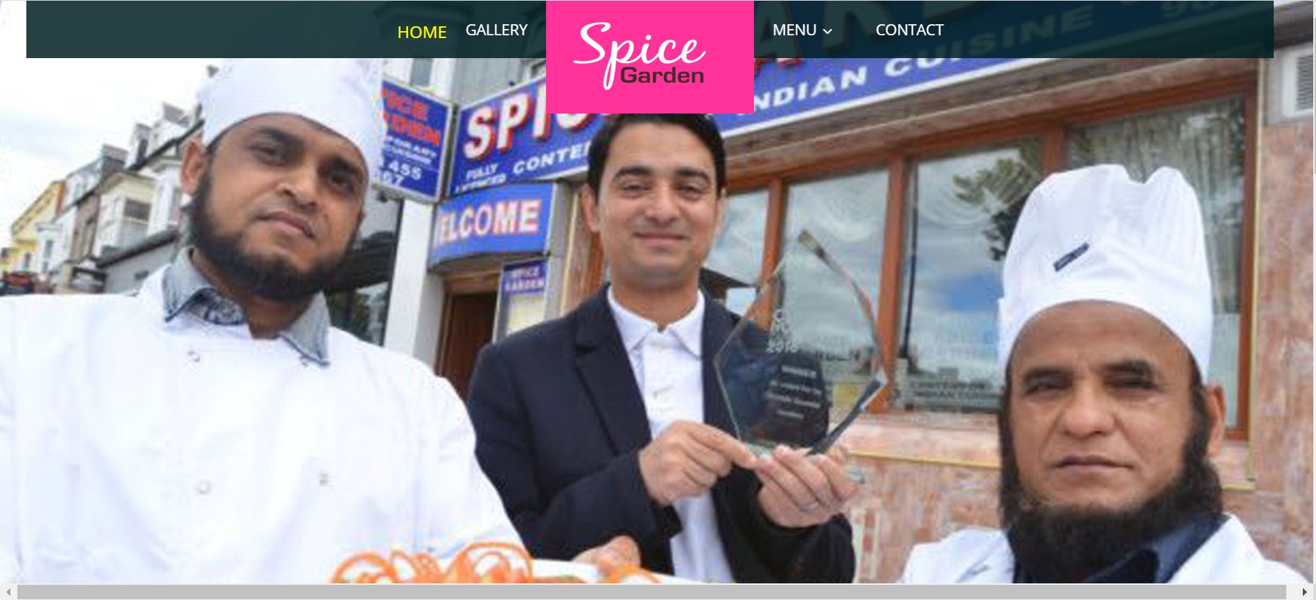 Spice garden front page