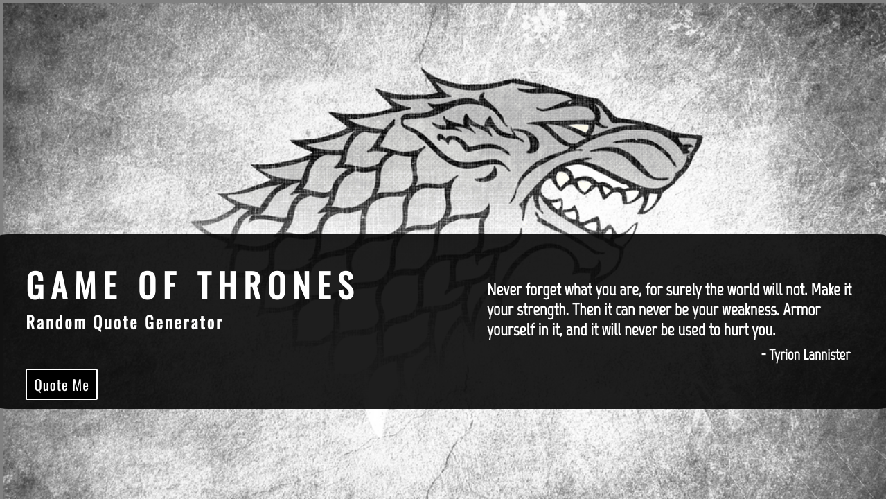 Got Random Quote Generator