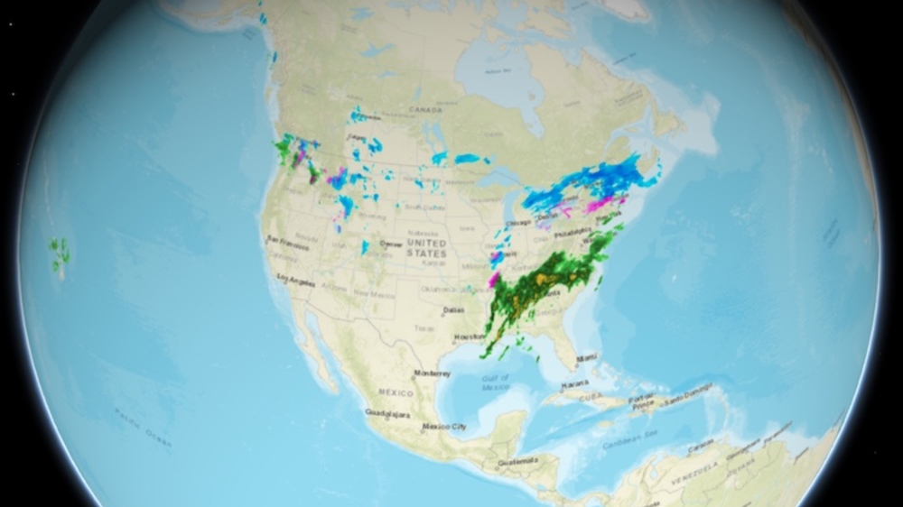 AerisWeather Radar Globe Example