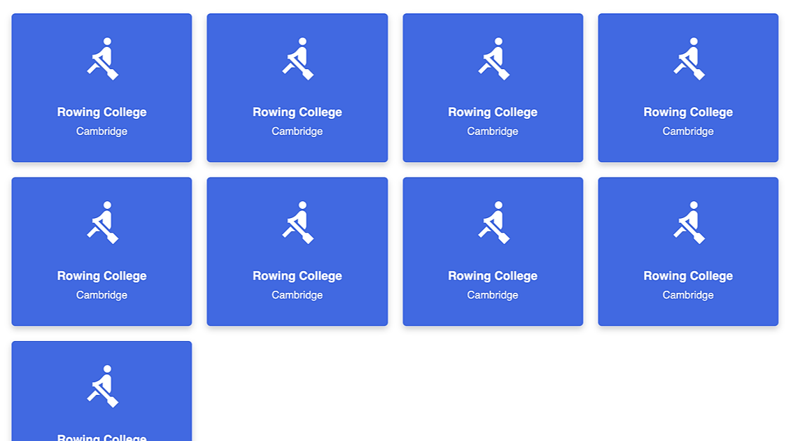 Responsive Card Grid