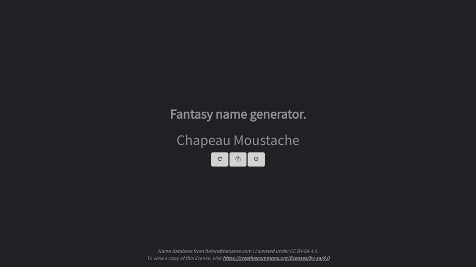fantasy name generator