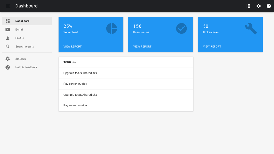 pics Dashboard Card Design Css Codepen materialize dashboard