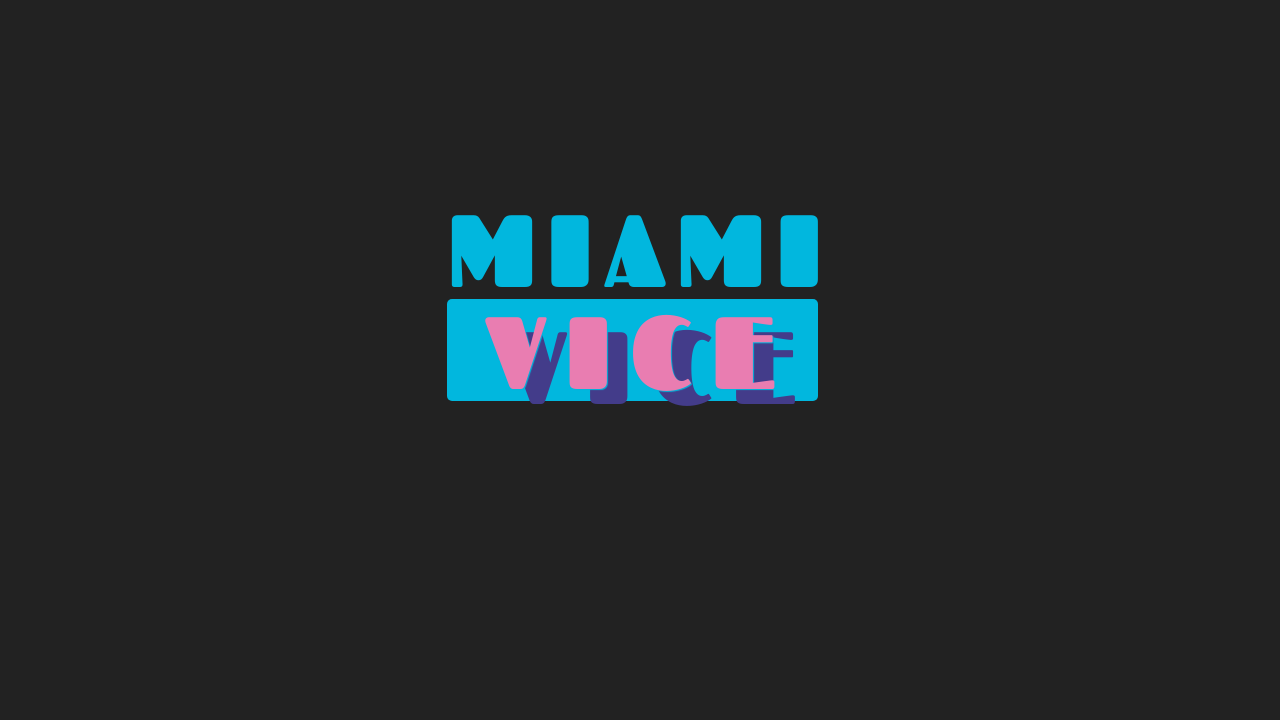 miami vice font png