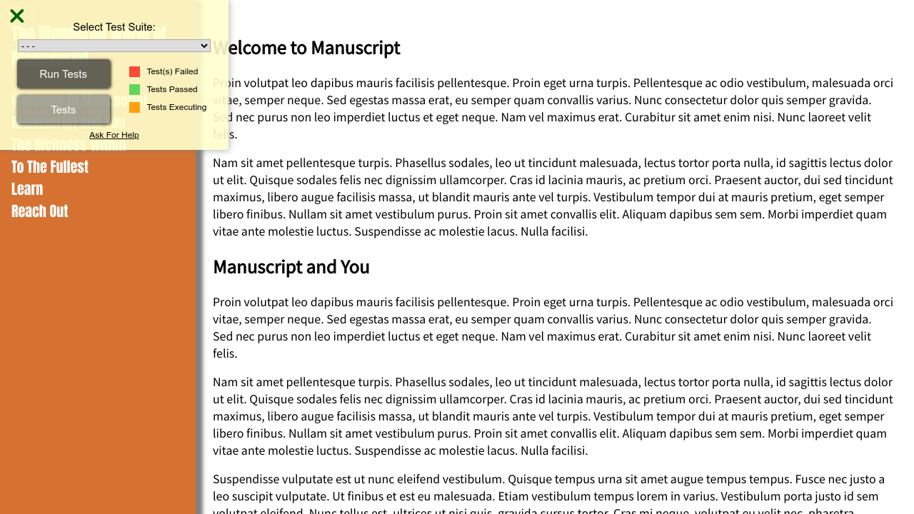 Can't find the errors in technical documentation project (responsive ...