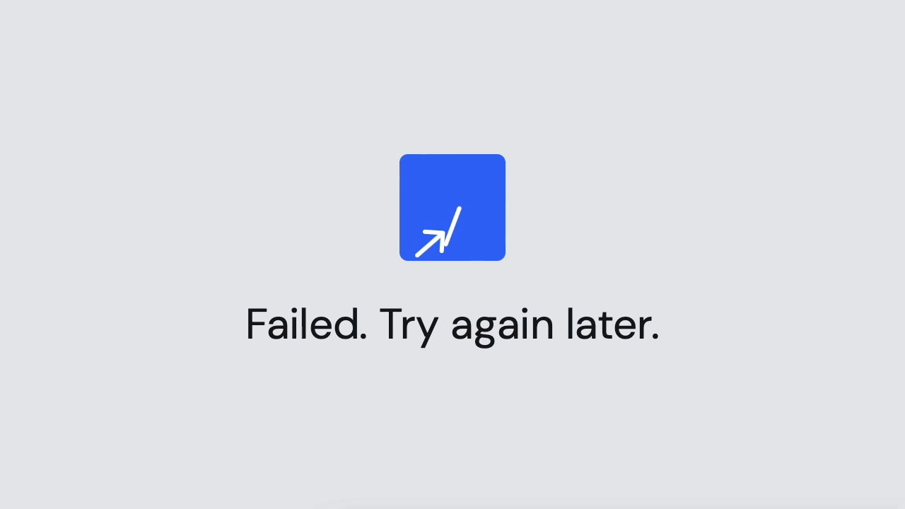Download Fail Animation