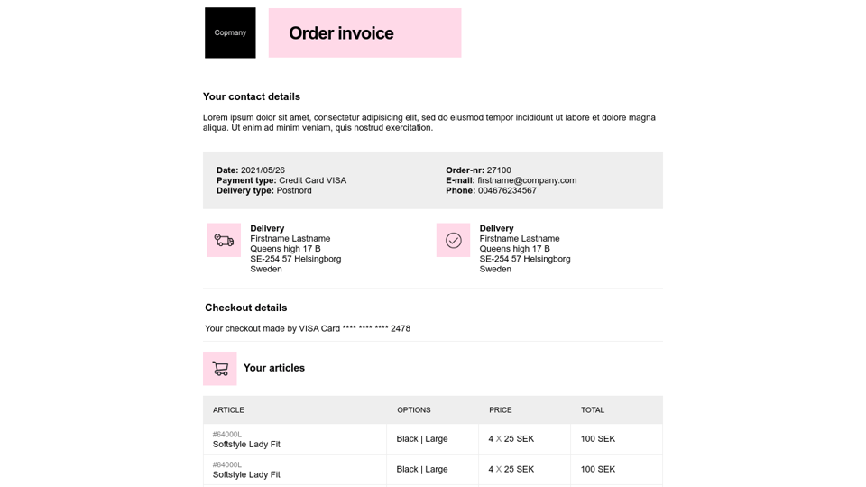 Pens Tagged Invoice On Codepen