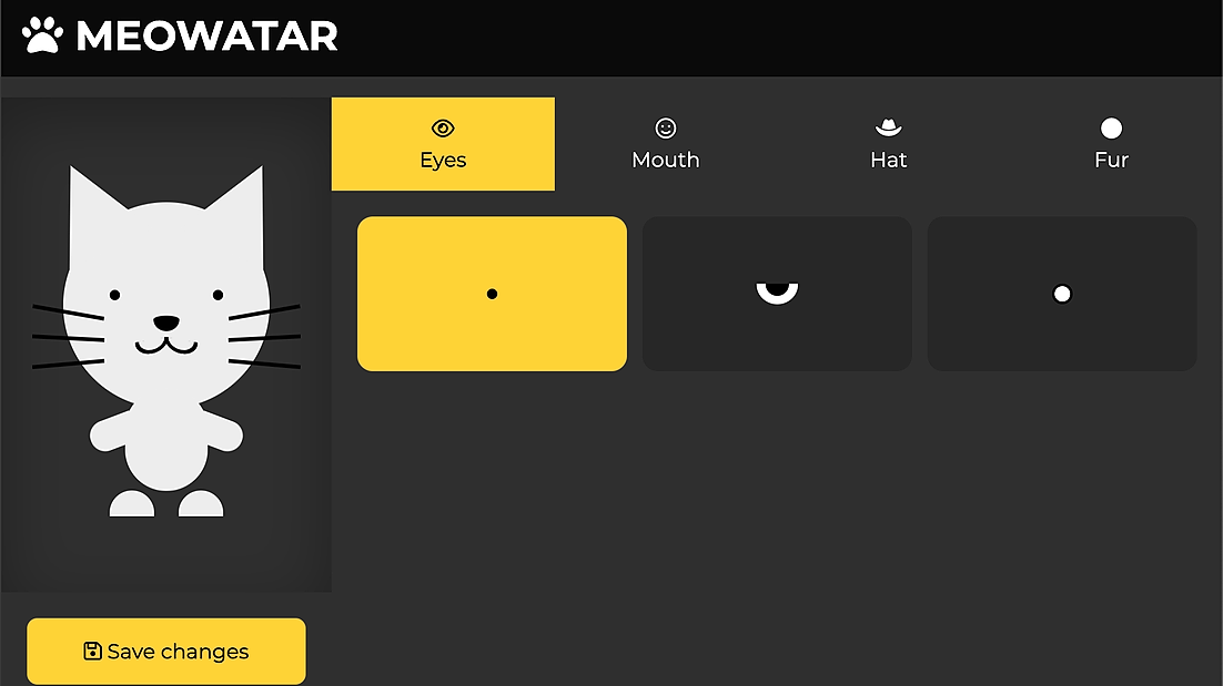 #CodePenChallenge | Meowatar (Pure CSS avatar creator)