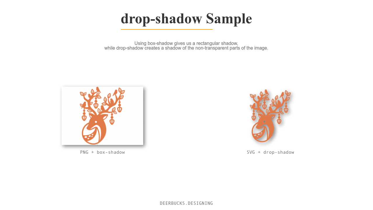 Codepen Pure Css Drop Shadow Sample