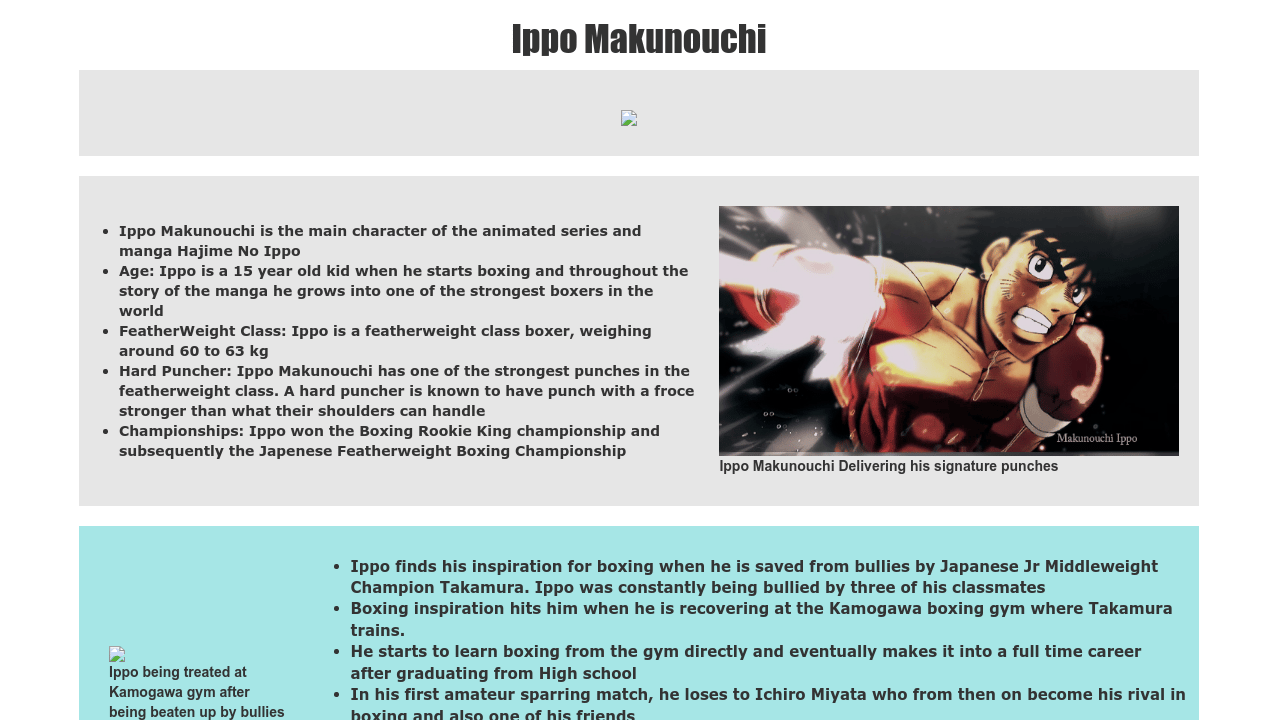 Ippo Makunouchi Tribute