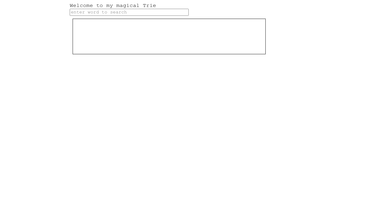 Trie Data Structure