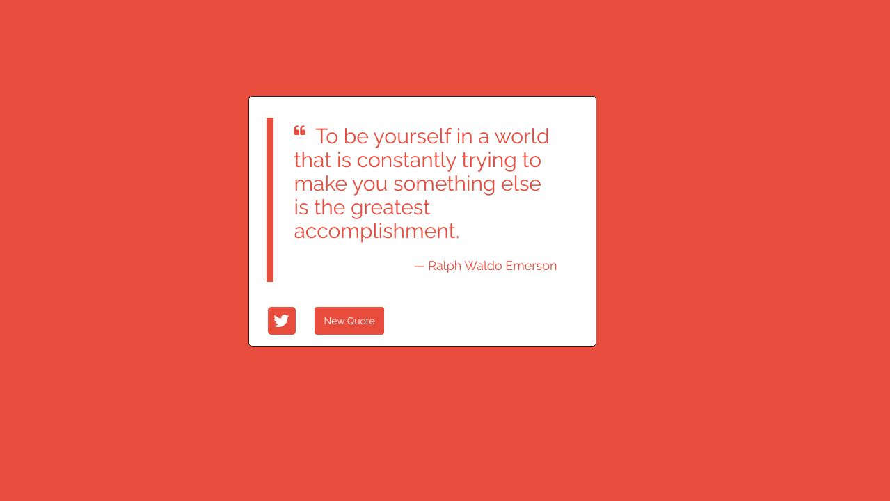 Random Quote Generator Html Css Js