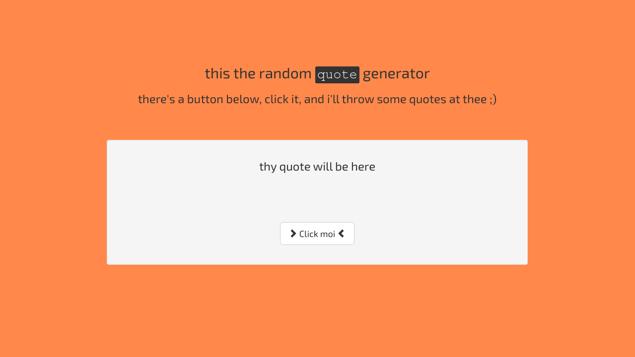 Random Quote Generator Fcc Project
