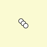 three ellipses drawn in different order