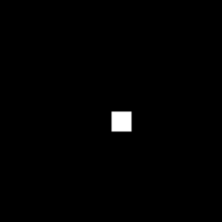 A rectangle drawn with the CORNER mode
