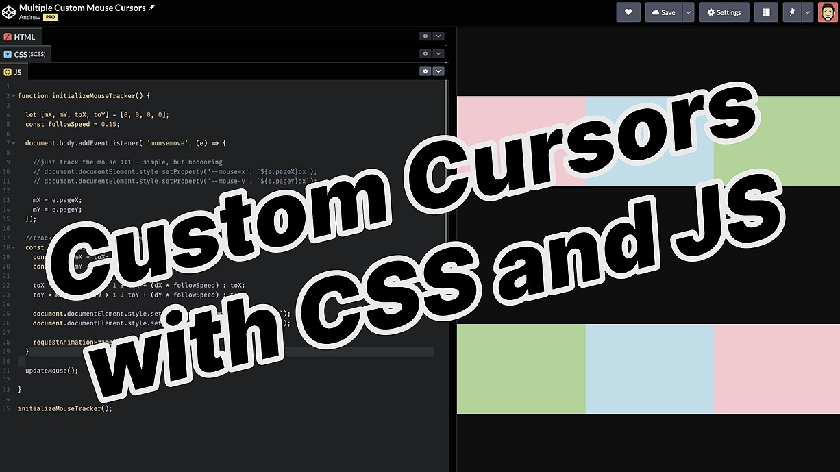 Multiple Custom Mouse Cursors